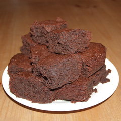 Coconut Flour Chocolate Fudge Brownies