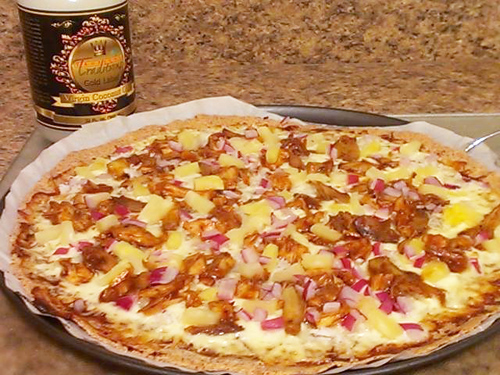 Gluten Free Tropical BBQ Pizza Recipe photo