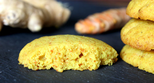 Flourless Ginger Turmeric Cookies Recipe photo