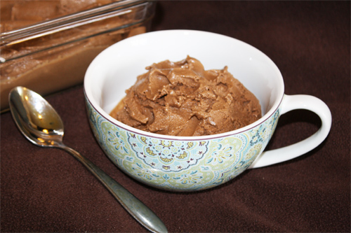 Chocolate Peanut Butter Breakfast Ice Cream with Coconut Oil