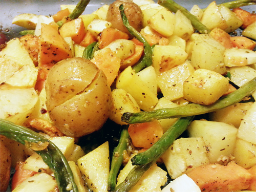 Coconut Oil Roasted Fall Vegetables Recipe Photo