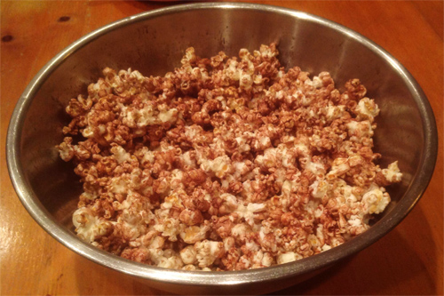 Coconut Cacao Popcorn Recipe Photo