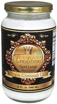 Gold Label Virgin Coconut Oil used in Gluten Free Coconut Recipes