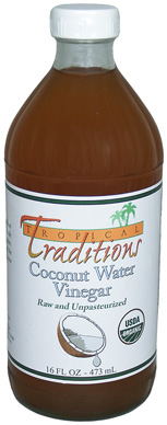 Tropical Traditions Organic Coconut Water Vinegar - 16 oz.