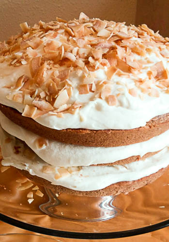 Gluten Free Coconut Carrot Cake