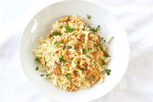 Coconut Cashew Rice