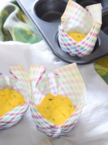 Lemon Tarragon Coconut Flour Muffins