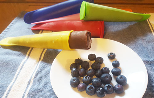 Maple Chocolate Pudding Popsicles