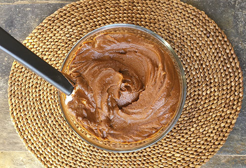 Secret Ingredient Silky Chocolate Coconut Frosting