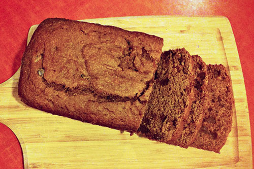 Whole Wheat Chocolate Chip Pumpkin Bread