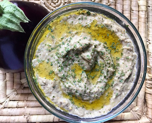 Coconut Oil Baba Ghanouj Dip