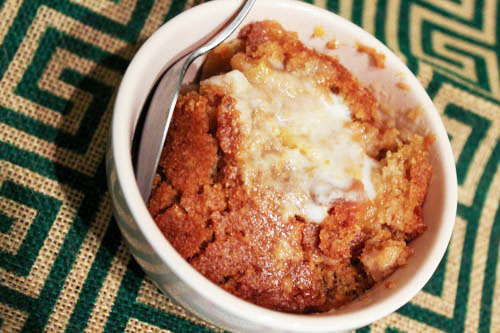 Coconut Flour Peach Cobbler