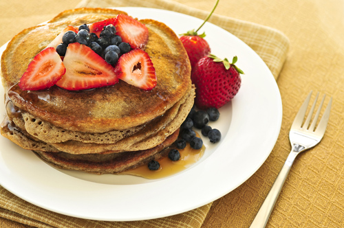 buckwheat and coconut flour pancakes
