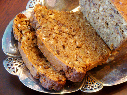 Brandied Coconut Apple Walnut Bread