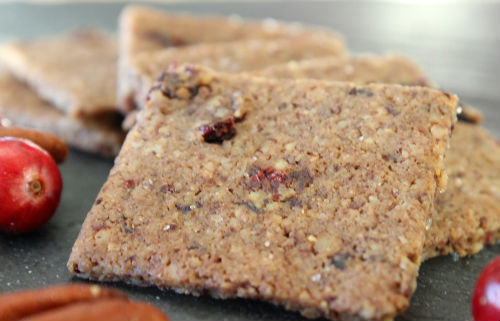 Grain Free Cranberry Pecan Crackers Grain Free Cranberry Pecan Crackers